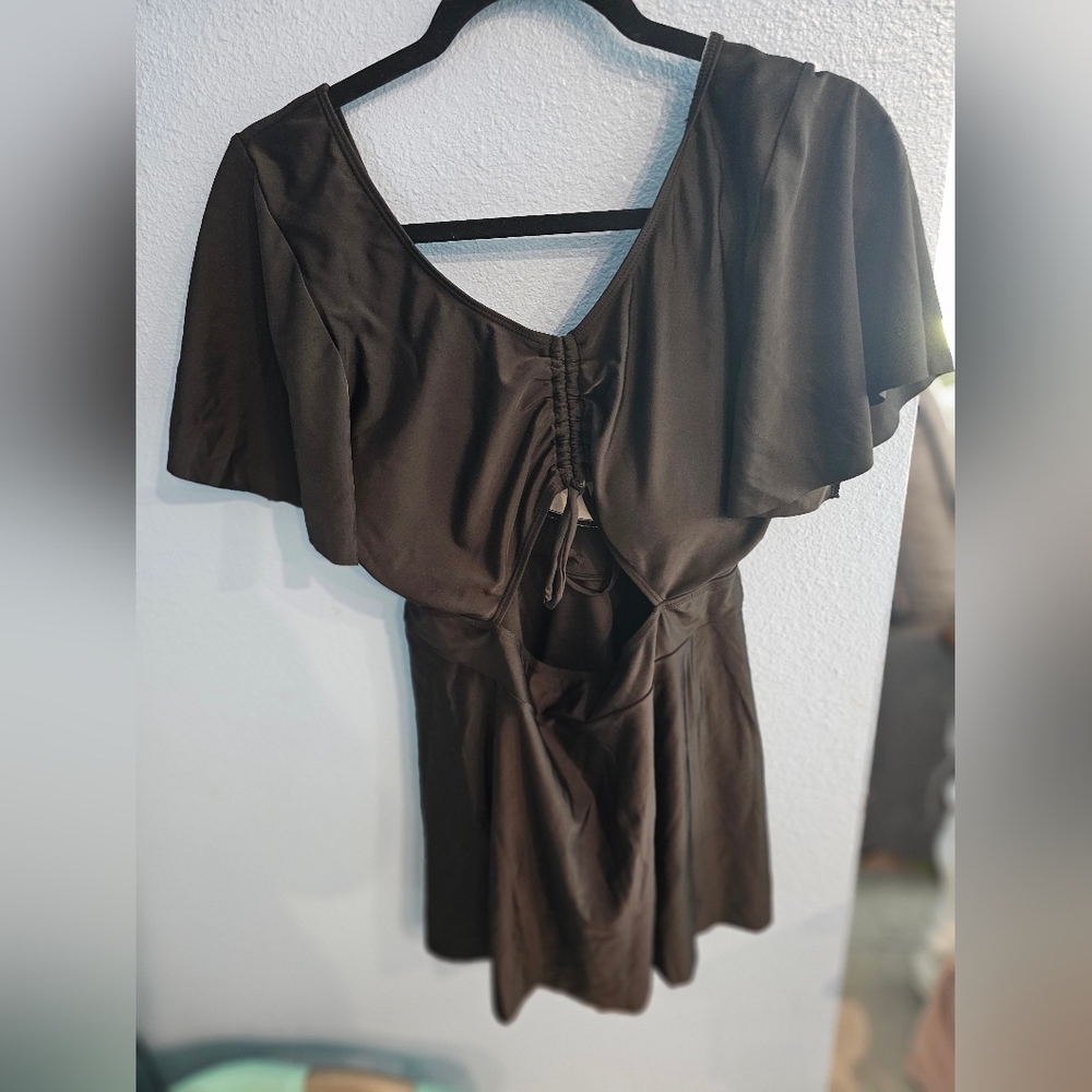 Women's 2 piece Bathing Suit with cover.